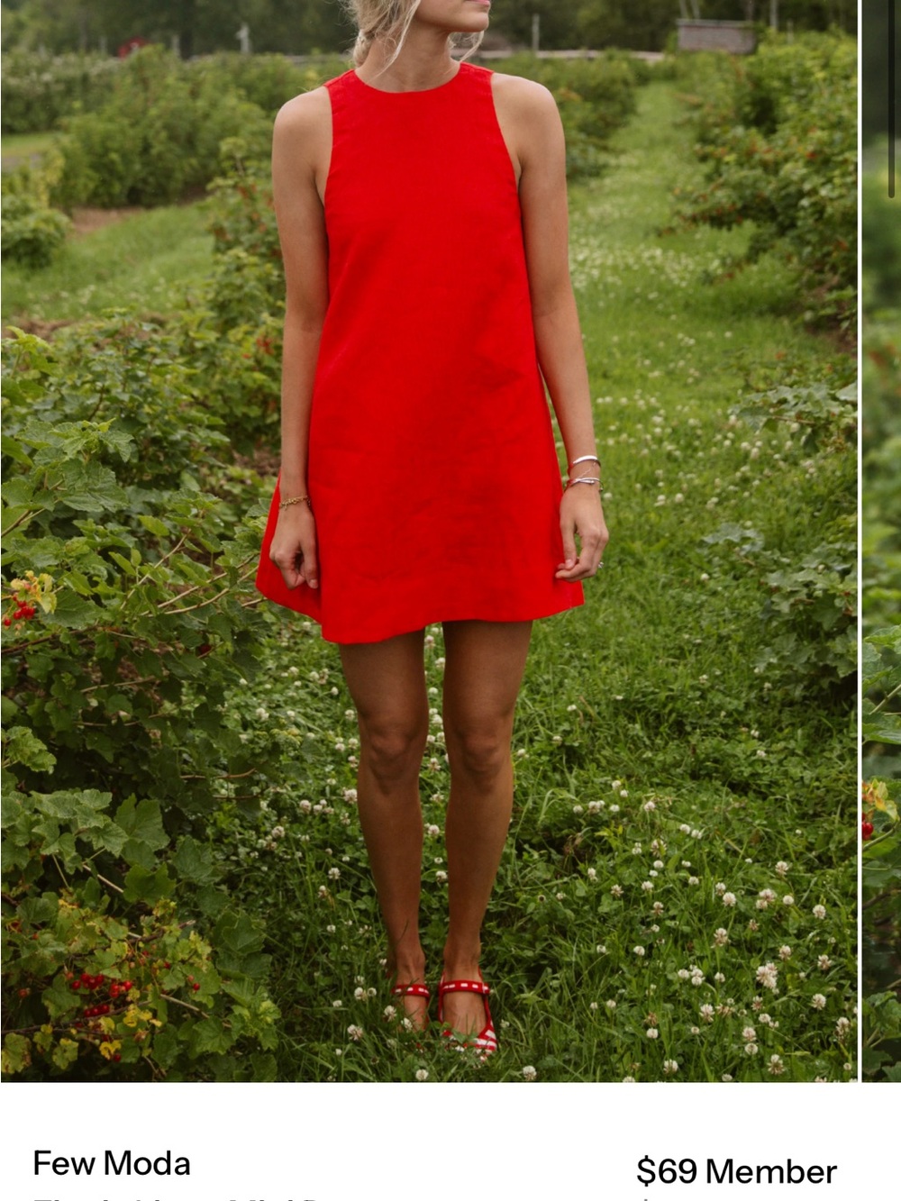 Few Moda Linen mini dress
